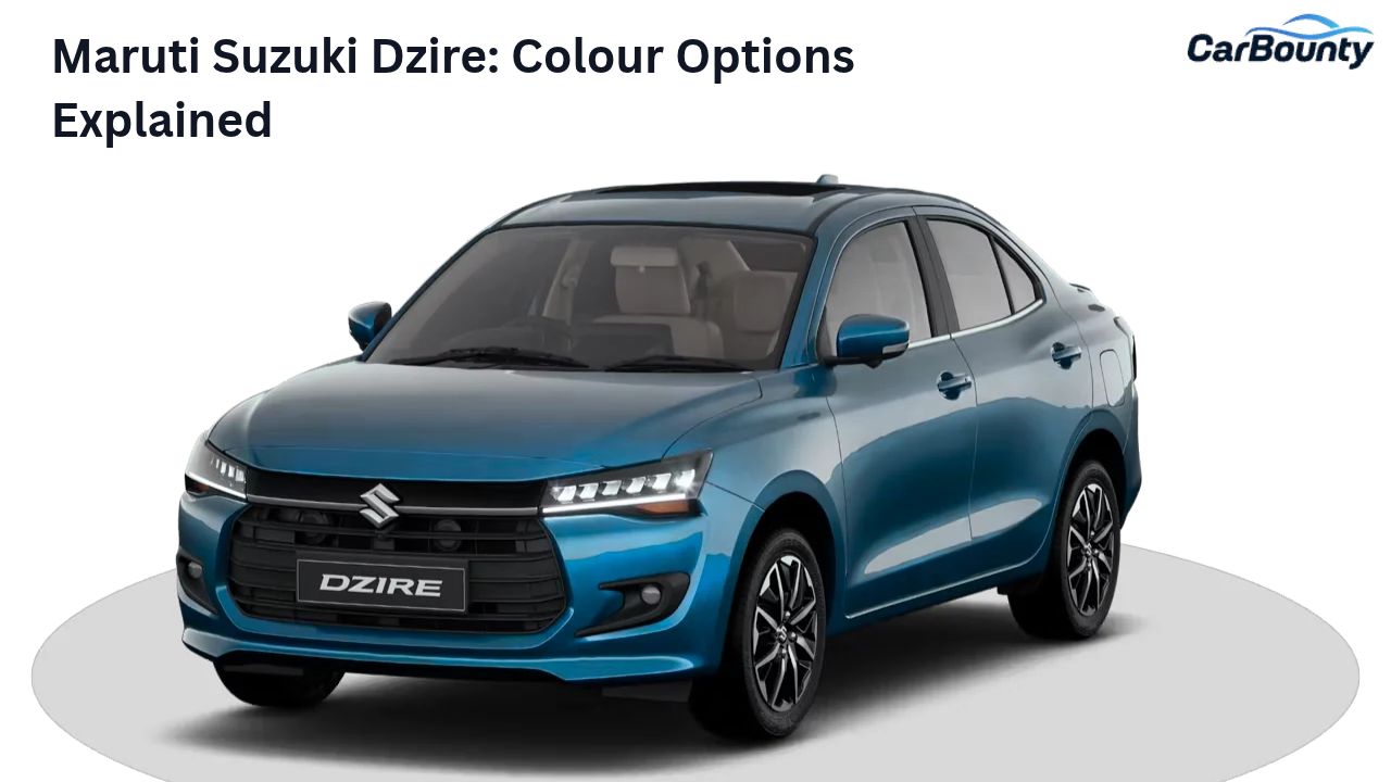 Maruti Suzuki Dzire: Colour Options Explained